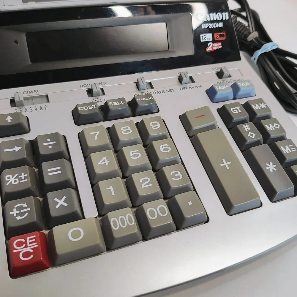 Canon MP20DHII Calculator 2-Color Display **FOR PARTS?** See description